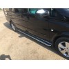 Mercedes Vito W639 2004-2015 Бічні пороги Premium (2 шт., нерж.) d60, Коротка / Середня база - 65502-11