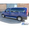 Mercedes Vito W639 2004-2015 Бічні пороги Premium (2 шт., нерж.) d60, Коротка / Середня база - 65502-11
