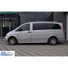 Mercedes Vito W639 2004-2015 Бічні пороги Premium (2 шт., нерж.) d60, Коротка / Середня база - 65502-11