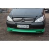 Mercedes Vito W639 2004-2015 Накладка на бампер BRB V1 (под покраску) 2010-2015 год - 52793-11