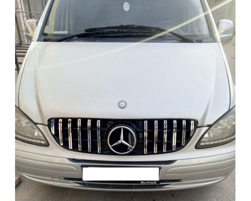 Передняя решётка 2004-2010 гг. GT Chrome Eco для Mercedes Vito W639