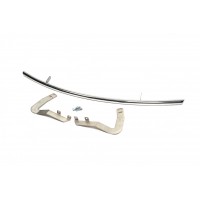 Губа нижня ST008 (нерж) 2004-2010, 60мм для Mercedes Vito W639 2004-2015