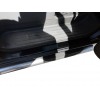 Накладки на пороги DDU (2 шт, пластик) Глянец для Mercedes Vito W639 2004-2015 - 80035-11