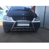 Кенгурятник WT004 (нерж.) без напису, 2010-2015, 60мм для Mercedes Vito W639 2004-2015