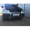 Кенгурятник WT004 (нерж.) без напису, 2010-2015, 60мм для Mercedes Vito W639 2004-2015