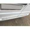 Накладка на задній бампер без загину (Carmos, нерж) для Mercedes Vito W639 2004-2015 - 49907-11