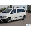 Бічні труби BB001 (2 шт., нерж.) d60, Коротка / Середня бази для Mercedes Vito W639 2004-2015 - 75048-11