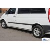 Бічні труби BB001 (2 шт., нерж.) d60, Коротка / Середня бази для Mercedes Vito W639 2004-2015 - 75048-11