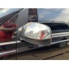 Накладки на дзеркала Vito 2010-2015 (2 шт) Carmos - Турецька сталь для Mercedes Vito W639 2004-2015 - 48649-11