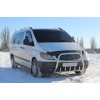 Кенгурятник XL-WT025 (нерж.) для Mercedes Vito W639 2004-2015