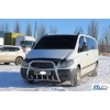 Кенгурятник XL-WT025 (нерж.) для Mercedes Vito W639 2004-2015
