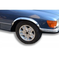 Накладки на арки (4 шт, нерж) для Mercedes W107 1971-1989 рр