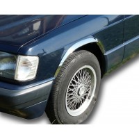 Накладки на арки (4 шт, нерж) для Mercedes W201 (190)