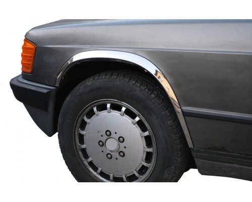 Накладки на арки 1982-1999 (4 шт, нерж) для Mercedes W201 (190) - 80305-11
