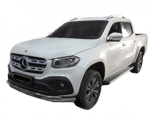 Передній ус ST017 (нерж, 60мм) для Mercedes X class