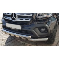 Передній ус Gronder (нерж, 70мм) для Mercedes X class