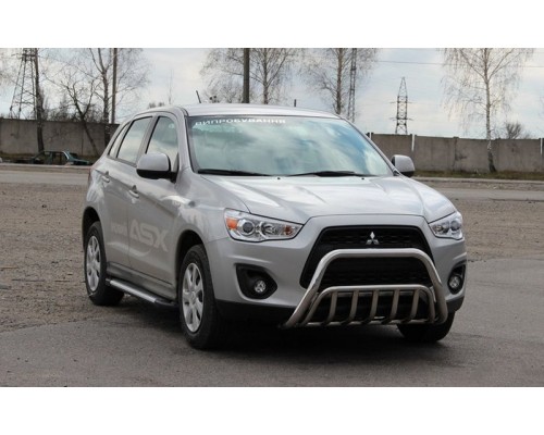 Кенгурятник WT002 (нерж.) для Mitsubishi ASX 2010+/2016+