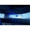 Накладки на пороги Libao LED (4 шт, нерж.) для Mitsubishi ASX 2010+/2016+ - 81083-11