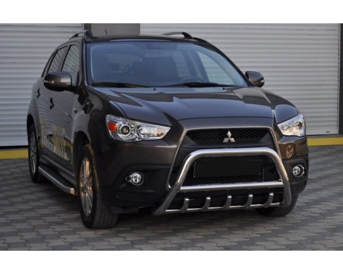Кенгурятник WT003 (нерж.) для Mitsubishi ASX 2010+/2016+