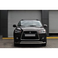 Передній захист ST017 (нерж.) для Mitsubishi ASX 2010+/2016+