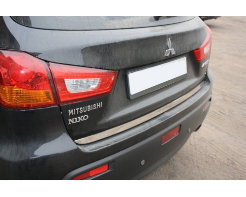 Кромка багажника (нерж.) OmsaLine - Итальянская нержавейка для Mitsubishi ASX 2010-2023 гг