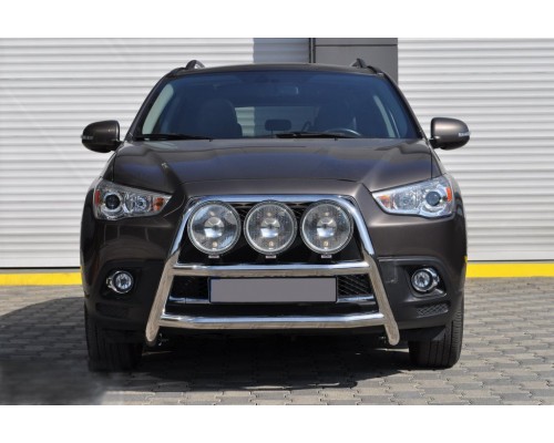 Кенгурятник WT018 (нерж.) для Mitsubishi ASX 2010+/2016+