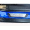 Накладки на пороги Flexill (4шт, нержавейка) Sport для Mitsubishi ASX 2010-2023 гг