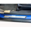 Накладки на пороги Flexill (4шт, нержавейка) Sport для Mitsubishi ASX 2010-2023 гг
