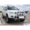 Кенгурятник WT018 (нерж.) для Mitsubishi L200 2006-2015