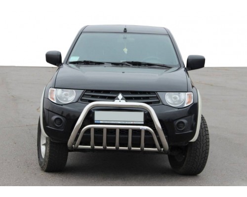Кенгурятник WT002 (нерж) для Mitsubishi L200 2006-2015