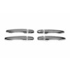 Накладки на ручки (4 шт, нерж.) OmsaLine - Італійська нержавіюча сталь для Mitsubishi L200 2006-2015 - 53833-11