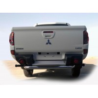 Задній захист AK007 (нерж) для Mitsubishi L200 2006-2015