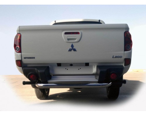 Задній захист AK007 (нерж) для Mitsubishi L200 2006-2015