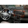 Накладки на панель (14 деталей) Дерево для Mitsubishi L200 2006-2015 - 79914-11