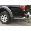 Задні кути AK003 (2 шт, нерж) для Mitsubishi L200 2006-2015