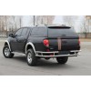 Задній захист AK0022 (нерж) для Mitsubishi L200 2006-2015