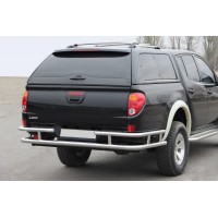 Задній захист AK0022 (нерж) для Mitsubishi L200 2006-2015