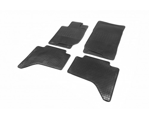 Гумові килимки (4 шт, Polytep) для Mitsubishi L200 2006-2015 - 55946-11