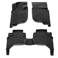 Коврики Stingray 3D (EU, KAOT, 5 шт) для Mitsubishi L200 2006-2015 гг