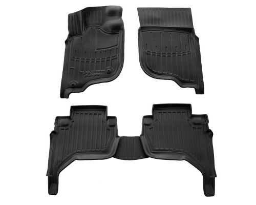 Коврики Stingray 3D (EU, KAOT, 5 шт) для Mitsubishi L200 2006-2015 гг