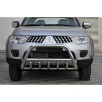 Кенгурятник WT003 (нерж.) для Mitsubishi L200 2006-2015