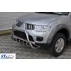 Кенгурятник WT003 (нерж.) для Mitsubishi L200 2006-2015 - 79377-11