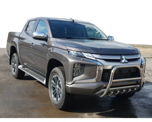 Кенгурятник WT003 (нерж) для Mitsubishi L200 2015+