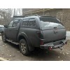 Боковые пороги Dakar V2 с LED (2019-2025, 2 шт, металл) для Mitsubishi L200