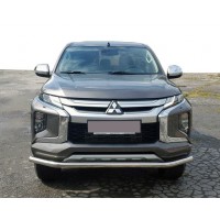 Передній захист ST008 (нерж) для Mitsubishi L200 2015+