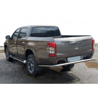 Задній захист AK005 (нерж) для Mitsubishi L200 2015+