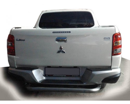 Задній захист AK007 (нерж) для Mitsubishi L200 2015+