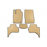 Коврики EVA (Бежевый) для Mitsubishi L200 2015-2025 гг