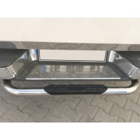 Задній захист Omsa (нерж) 70 мм для Mitsubishi L200 2015+