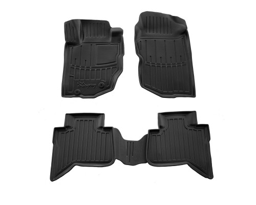 Коврики Stingray 3D (2023-2025, 4 шт) для Mitsubishi L200